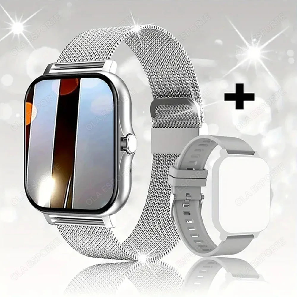 2026 Smart Watch Android Phone 1.83'' Inch Color Screen Bluetooth Call Blood Oxygen/Pressure Monitor Smart Watch Women Men A2435