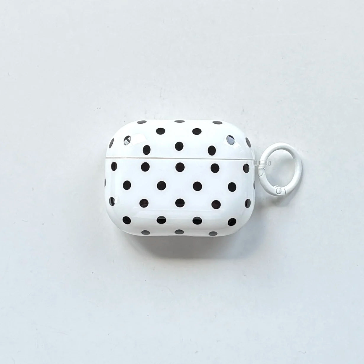 Simple Classic Polka Dot Pattern Twelve Colors Protective Earphone Case Cover Case For AirPods 1 2 3 4 Pro Pro2 Pro3 with Ring