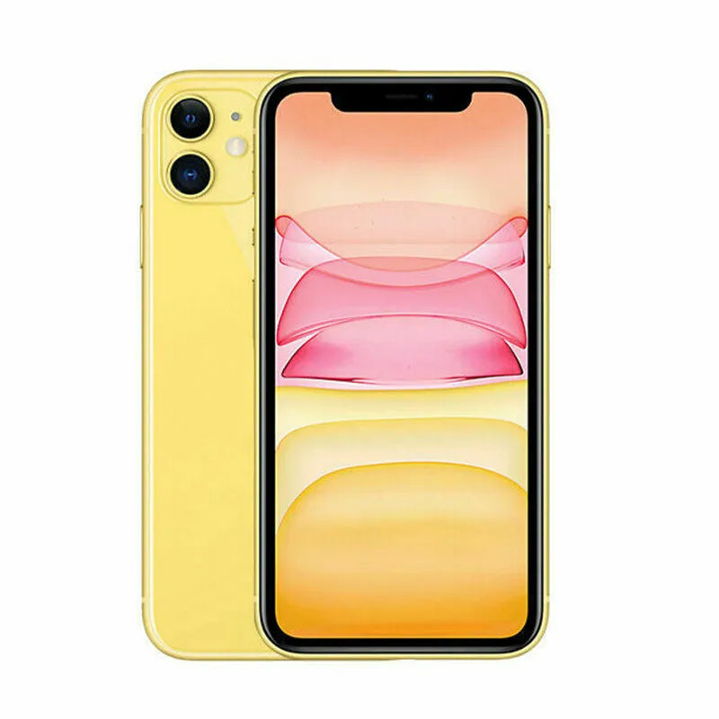 Apple iPhone 11 6.1" Liquid Retina Display A13 Bionic Chip 4GB RAM 64/128GB ROM Factory Unlocked Original Refurbished Smartphone