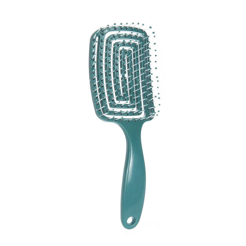 WANMEI Volumizing Detangling Hair Massage comb Hair Massage Comb with Hollowed-Out Design hair styling tools for real hair wigs