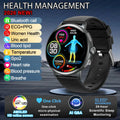 2026 Smart Watch AMOLED Display ECG PPG HRV Health Tracking Bluetooth Calling Temperature Monitor Waterproof Fitness Tracker iOS