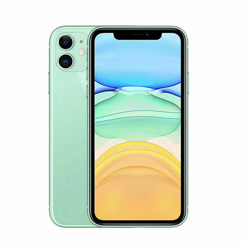 Apple iPhone 11 6.1" Liquid Retina Display A13 Bionic Chip 4GB RAM 64/128GB ROM Factory Unlocked Original Refurbished Smartphone
