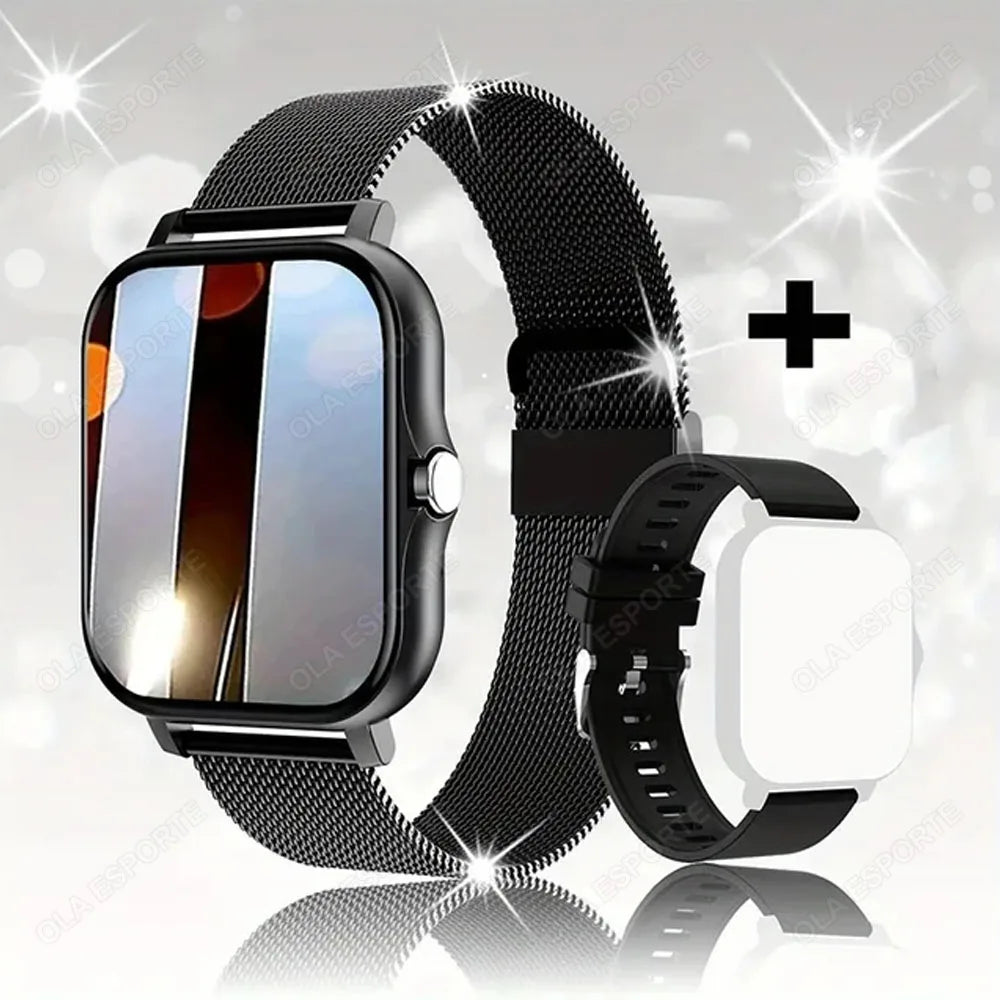 2026 Smart Watch Android Phone 1.83'' Inch Color Screen Bluetooth Call Blood Oxygen/Pressure Monitor Smart Watch Women Men A2435