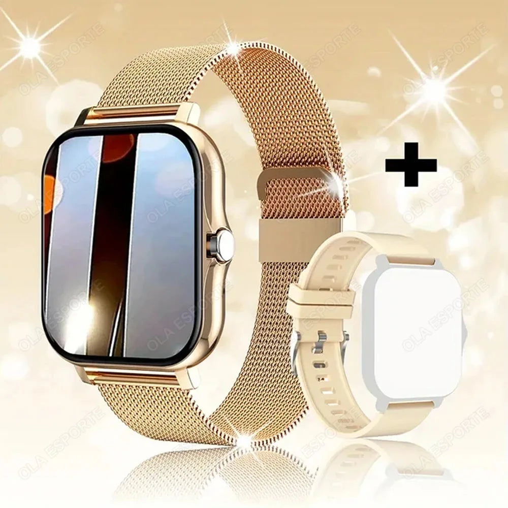 2026 Smart Watch Android Phone 1.83'' Inch Color Screen Bluetooth Call Blood Oxygen/Pressure Monitor Smart Watch Women Men A2435