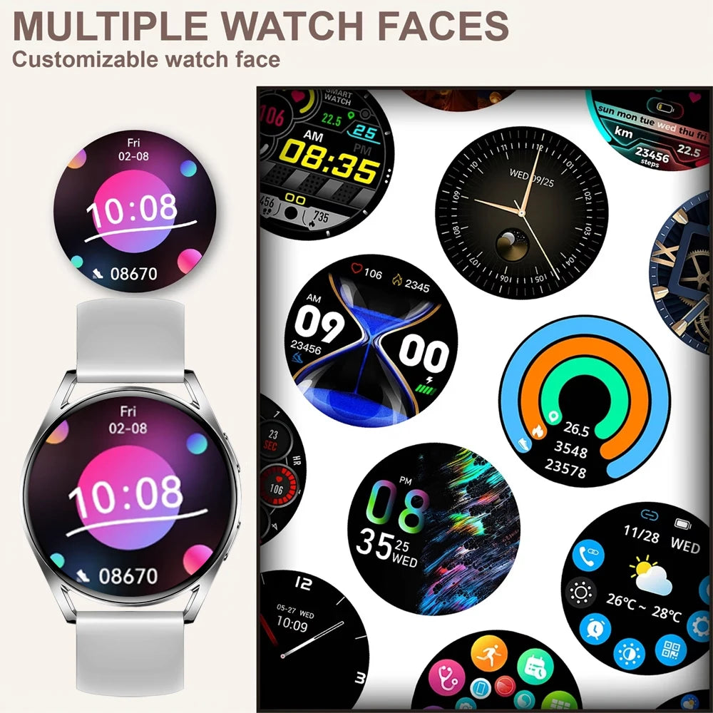 Smart Watch For Women Men Wristwatch Bluetooth Connected Phone Player Music Fitness Sport Bracelet Sleep Monitor Digital Watches