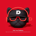 For Airpods 3 2 1 Pro 2 3D Hip-hop Bulldog Earphone Case For Airpods Pro2 Protective Case Cute Cartoon Silicone Cover