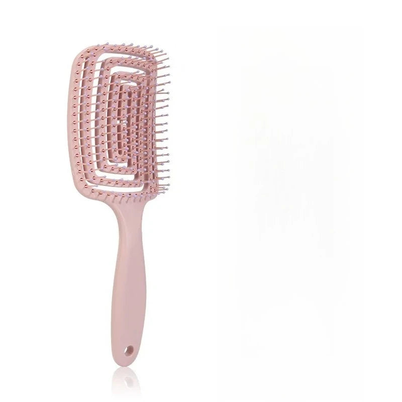WANMEI Volumizing Detangling Hair Massage comb Hair Massage Comb with Hollowed-Out Design hair styling tools for real hair wigs