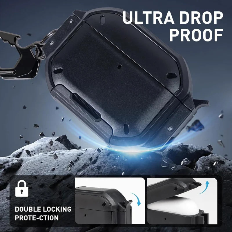  for New AirPods Pro 3 Waterproof Case Full Heavy Duty Protection Cover Anti-Scratch Hard Shell Cover For AirPods 4 Pro 3 Cover