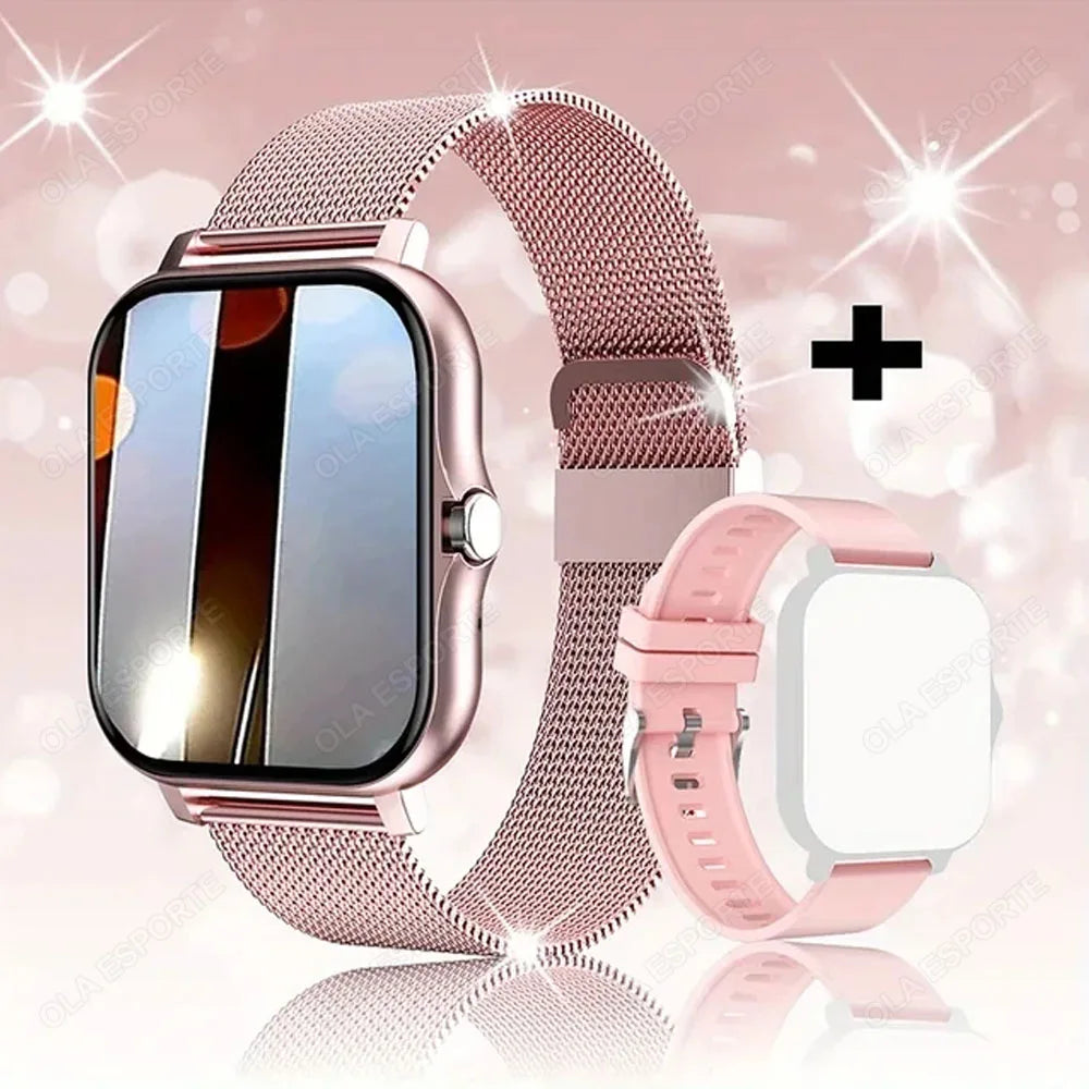 2026 Smart Watch Android Phone 1.83'' Inch Color Screen Bluetooth Call Blood Oxygen/Pressure Monitor Smart Watch Women Men A2435