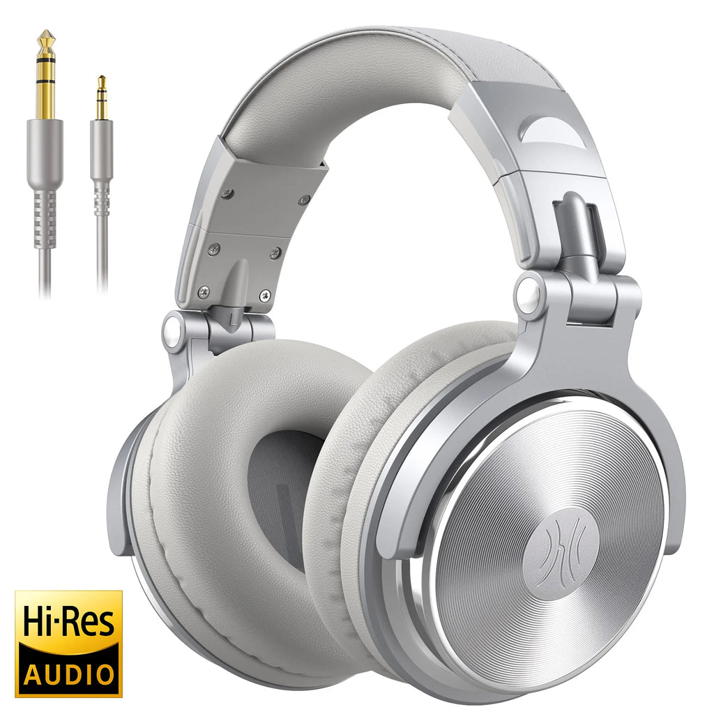 Oneodio Wired Headphones Professional Studio Pro 10/30/50 DJ Headphones With Microphone Over Ear HiFi Hi-Res Monitor Headset