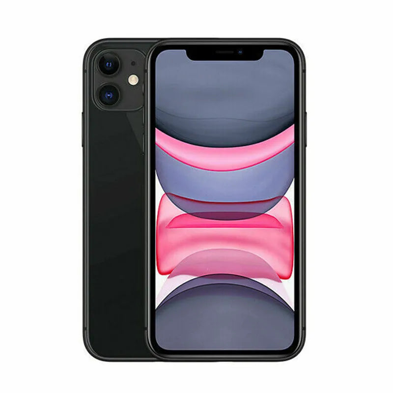 Apple iPhone 11 6.1" Liquid Retina Display A13 Bionic Chip 4GB RAM 64/128GB ROM Factory Unlocked Original Refurbished Smartphone