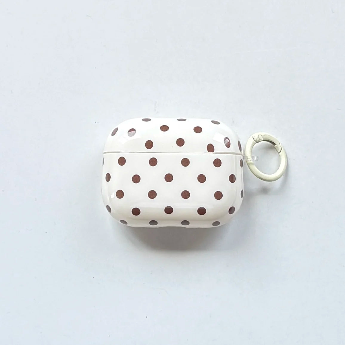 Simple Classic Polka Dot Pattern Twelve Colors Protective Earphone Case Cover Case For AirPods 1 2 3 4 Pro Pro2 Pro3 with Ring