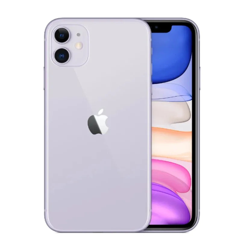 Apple iPhone 11 6.1" Liquid Retina Display A13 Bionic Chip 4GB RAM 64/128GB ROM Factory Unlocked Original Refurbished Smartphone