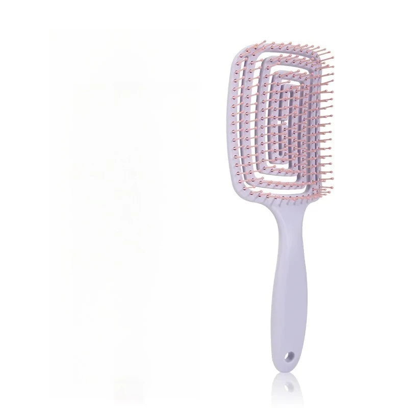 WANMEI Volumizing Detangling Hair Massage comb Hair Massage Comb with Hollowed-Out Design hair styling tools for real hair wigs