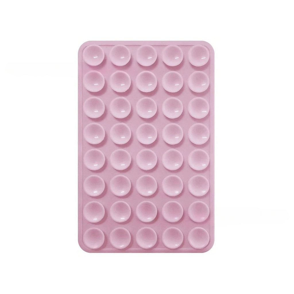 Silicone suction cup phone stand with strong double-sided no-hand grip, video fixing pad, silicone rubber suction，silicone case