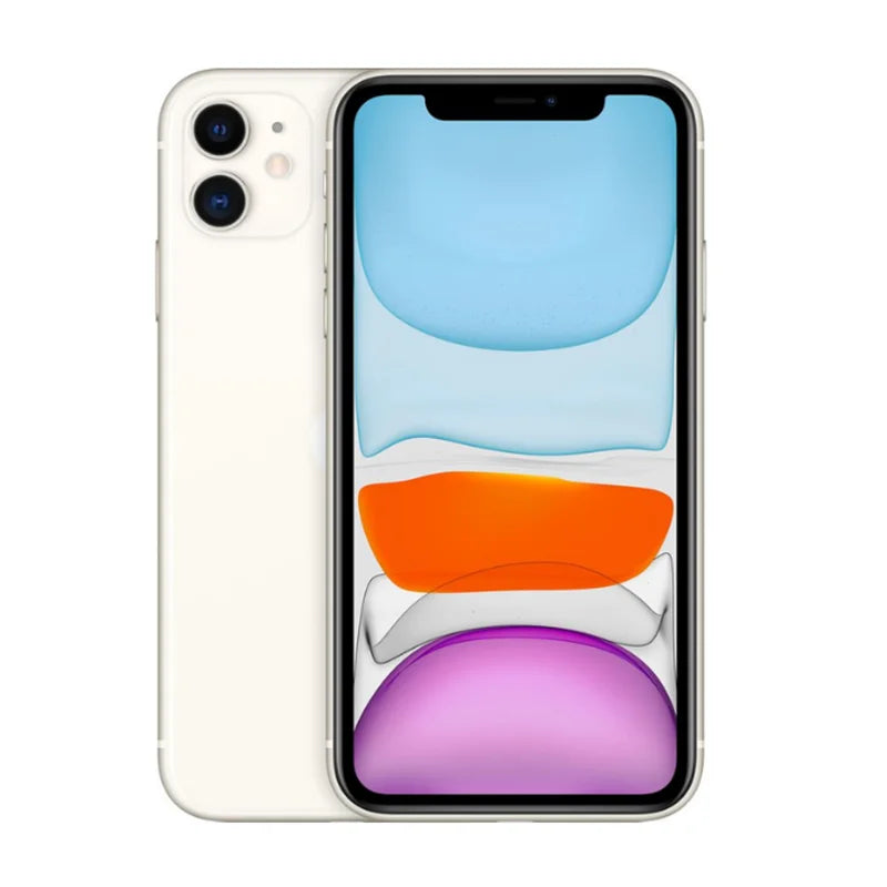 Apple iPhone 11 6.1" Liquid Retina Display A13 Bionic Chip 4GB RAM 64/128GB ROM Factory Unlocked Original Refurbished Smartphone