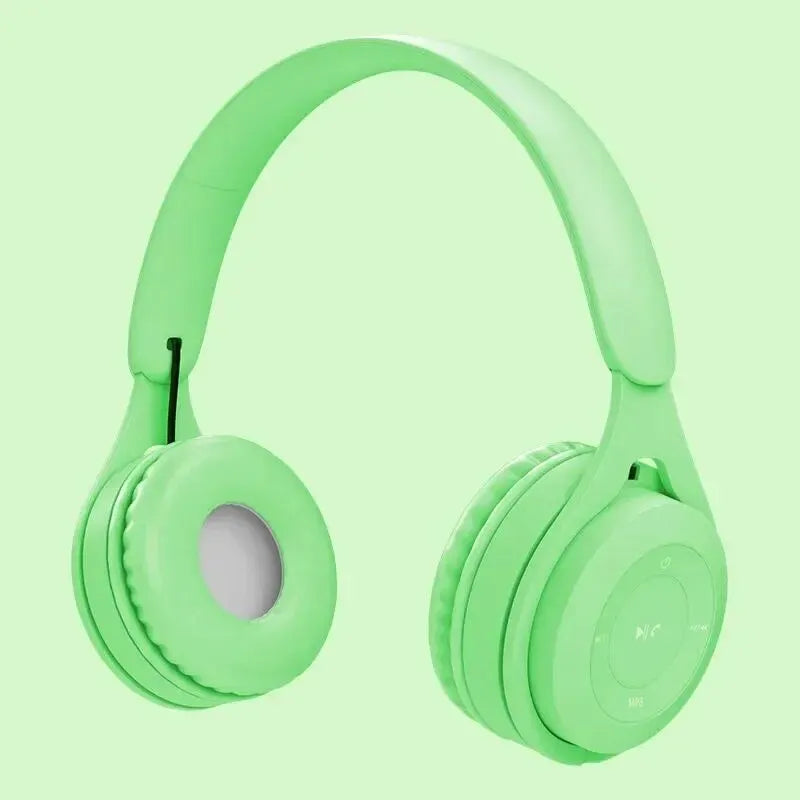 Y08 Headphone Bluetooth Headset Earphone Wireless Headphones Stereo Foldable Sport Gaming Macaron Headphones for Android IOS