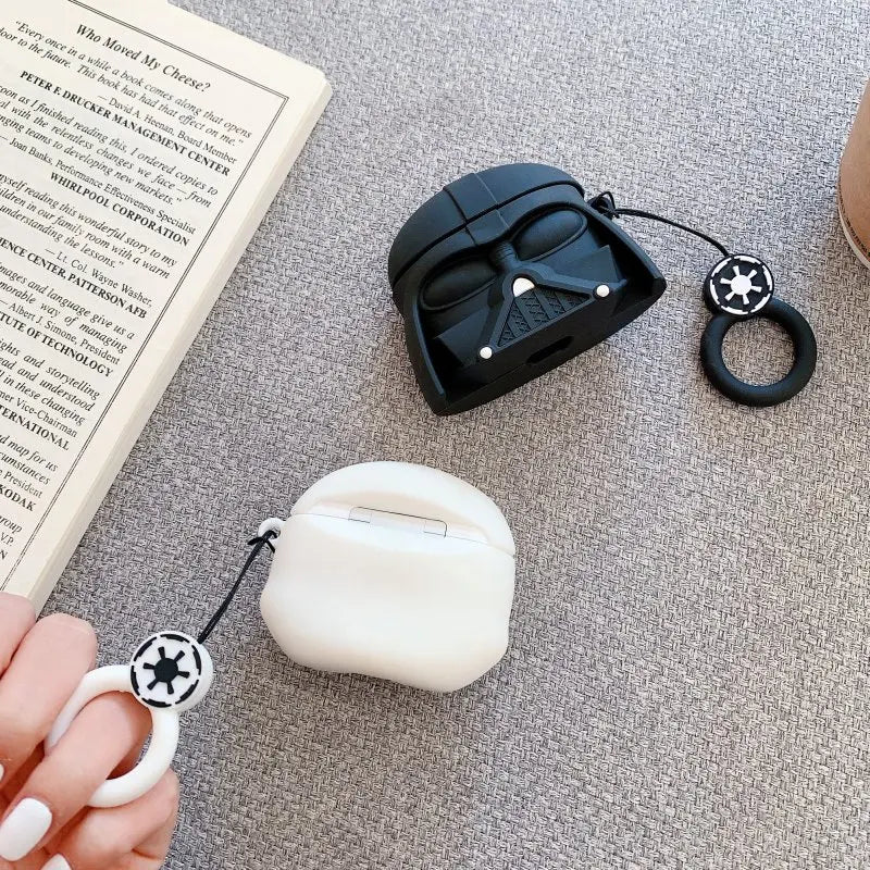Cartoon Headphone Cover for AirPods Pro3 Cute Earphone Case for Airpods Pro2 Pro 4 3 2 1 Protective Cover with Finger Strap