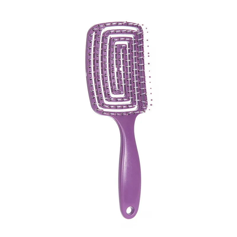 WANMEI Volumizing Detangling Hair Massage comb Hair Massage Comb with Hollowed-Out Design hair styling tools for real hair wigs