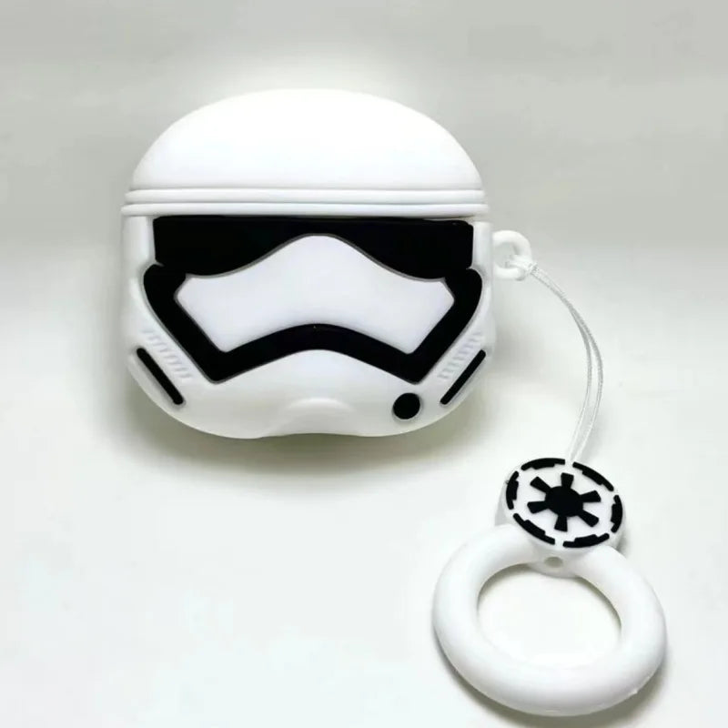 Cartoon Headphone Cover for AirPods Pro3 Cute Earphone Case for Airpods Pro2 Pro 4 3 2 1 Protective Cover with Finger Strap