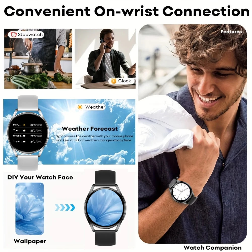 Smart Watch For Women Men Wristwatch Bluetooth Connected Phone Player Music Fitness Sport Bracelet Sleep Monitor Digital Watches