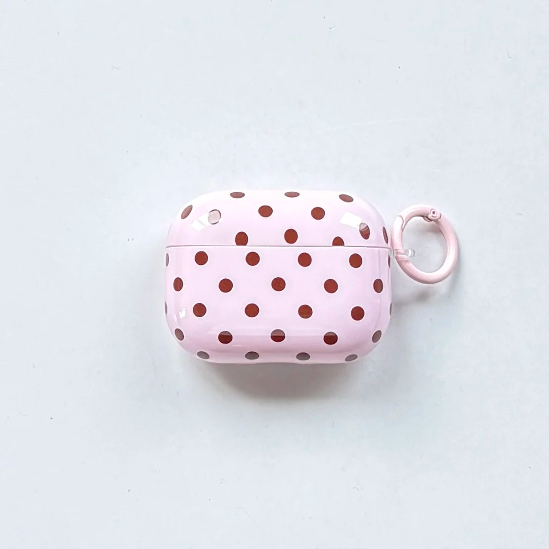 Simple Classic Polka Dot Pattern Twelve Colors Protective Earphone Case Cover Case For AirPods 1 2 3 4 Pro Pro2 Pro3 with Ring
