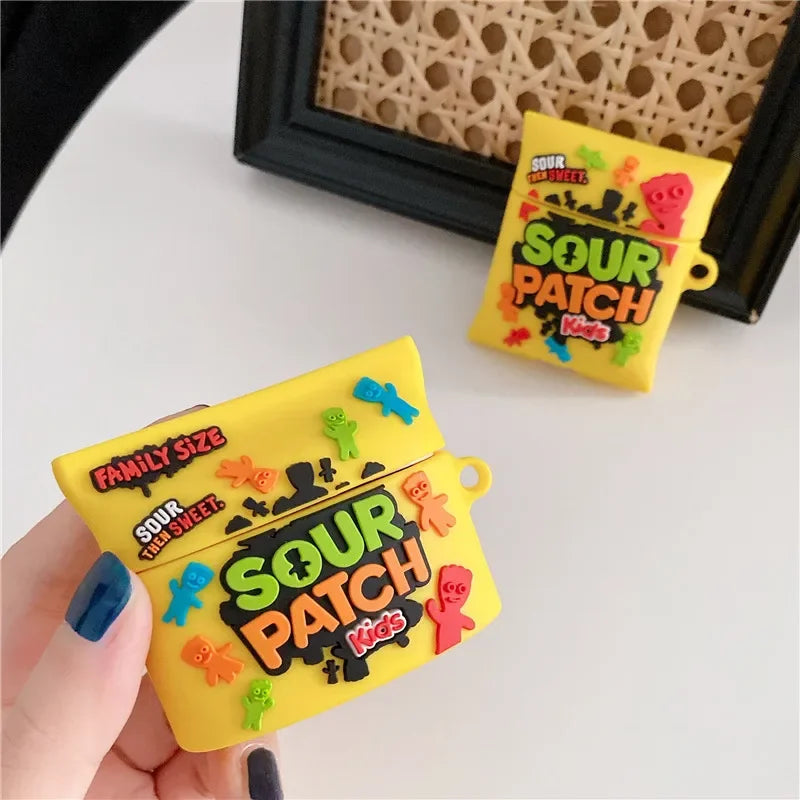 Sour Patch Candy Headphones Cover For Airpods Pro 2 3 2 1 Silicone soft Protective For Airpods Pro Airpods 3 Case Funda Sleeve