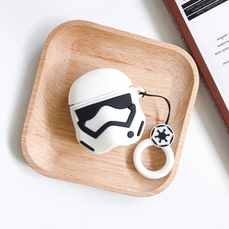 Cartoon Headphone Cover for AirPods Pro3 Cute Earphone Case for Airpods Pro2 Pro 4 3 2 1 Protective Cover with Finger Strap